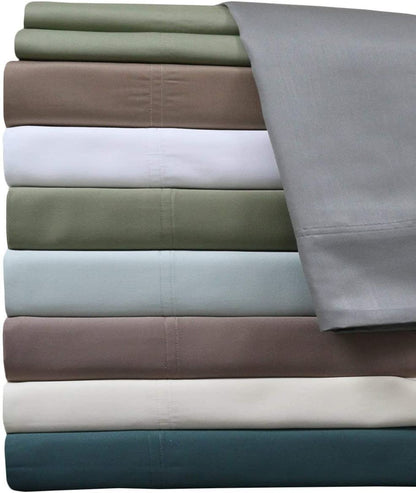 ABRIPEDIC Sheets, Viscose from Bamboo, Sheet Set 600 Thread Count, Silky Soft Sheets, Viscose from Bamboo, Sheet Set, King, Taupe