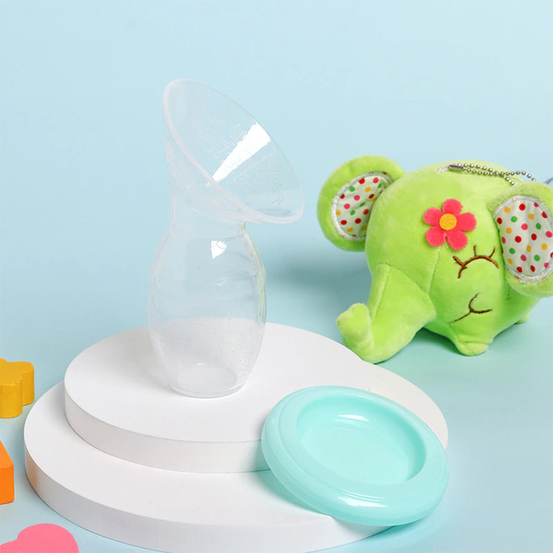 Baby Feeding Manual Breast Pump Partner Breast Collector Automatic Correction Breast Milk Silicone Pumps