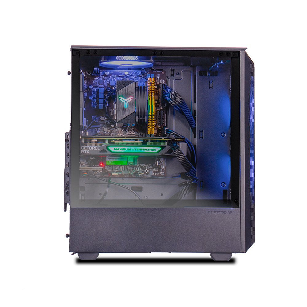 Gaming Desktop Pc,Intel I5 12400F 4.4Ghz,Rtx2060S,500Gb Ssd Nvme,16G Ddr4,Rgb,Wifi,Win 11 Ready,Gamer Desktop Computer