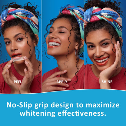 Teeth Whitening Strips 14 Treatments - Non-Sensitive Enamel Safe Whitening Strips - Whiter Smile in 30 Mins without Harm - Tooth Stains Removal to Whiten Teeth - 10 Shades Whiter - 28 Strips