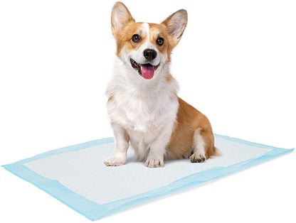 Dog and Puppy Training Pads, 13”×18” Disposable Dog Pee Pads, 100/Counts Ultra Absorbent & Leak-Proof Pet Underpads, Dry Quickly Pee Pad for Dog Cats Rabbits or Other House Training Pets