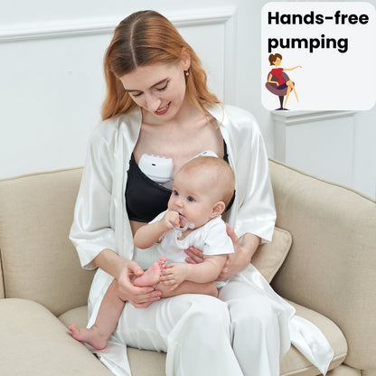 Double Electric Breast Pumps with 4 Modes&9 Levels,Ultra-Quiet,Item Included 24MM Flange