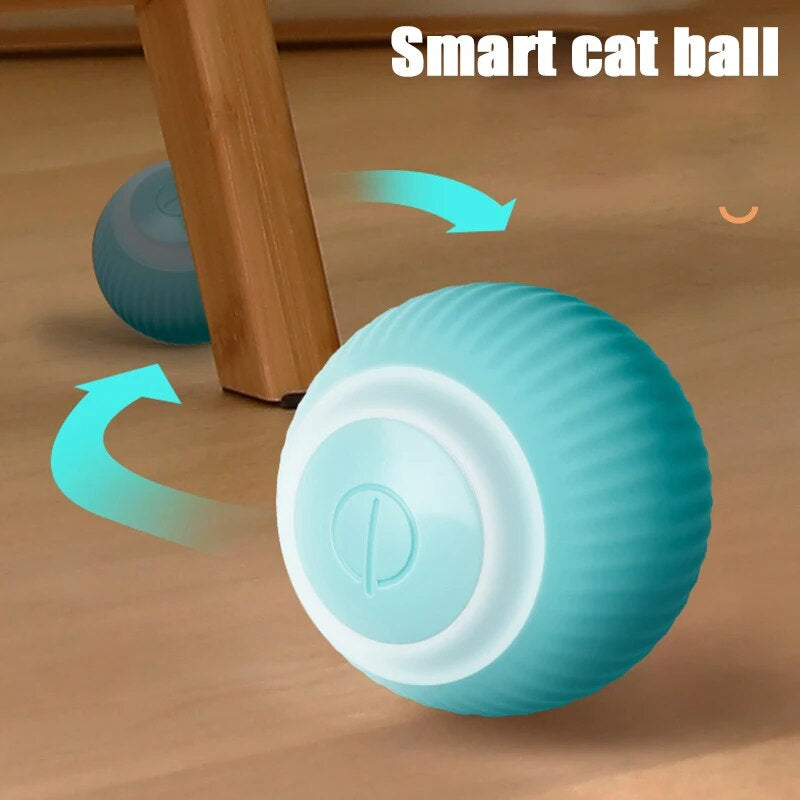 Smart Cat Toys Automatic Rolling Ball Electric Cat Toys Interactive for Cats Training Self-Moving Kitten Toys Pet Accessories