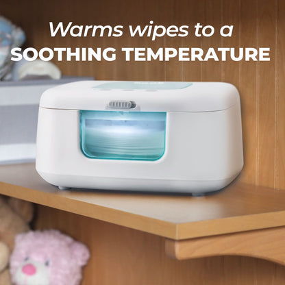 Baby Wipe Warmer & Dispenser with LED Changing Light & On/Off Switch by