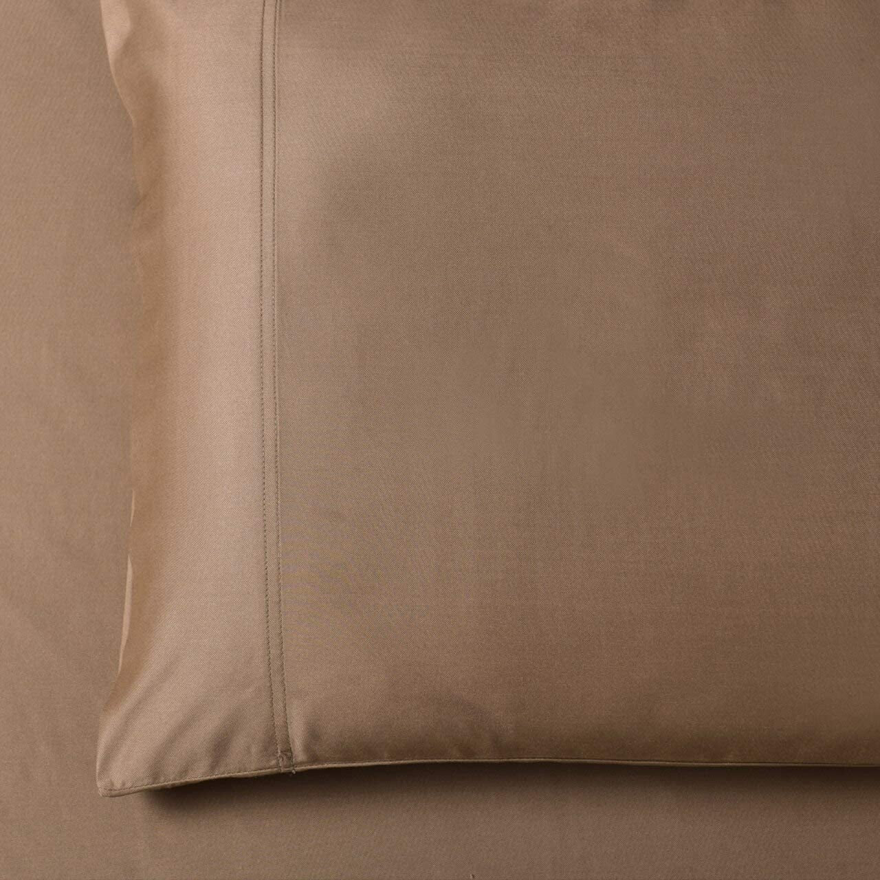 ABRIPEDIC Sheets, Viscose from Bamboo, Sheet Set 600 Thread Count, Silky Soft Sheets, Viscose from Bamboo, Sheet Set, King, Taupe