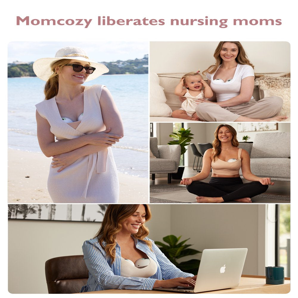 Momcozy Muse 5 Wirelss Breast Pump Hands free, Wearable Breast Pump, Green  1 Pack