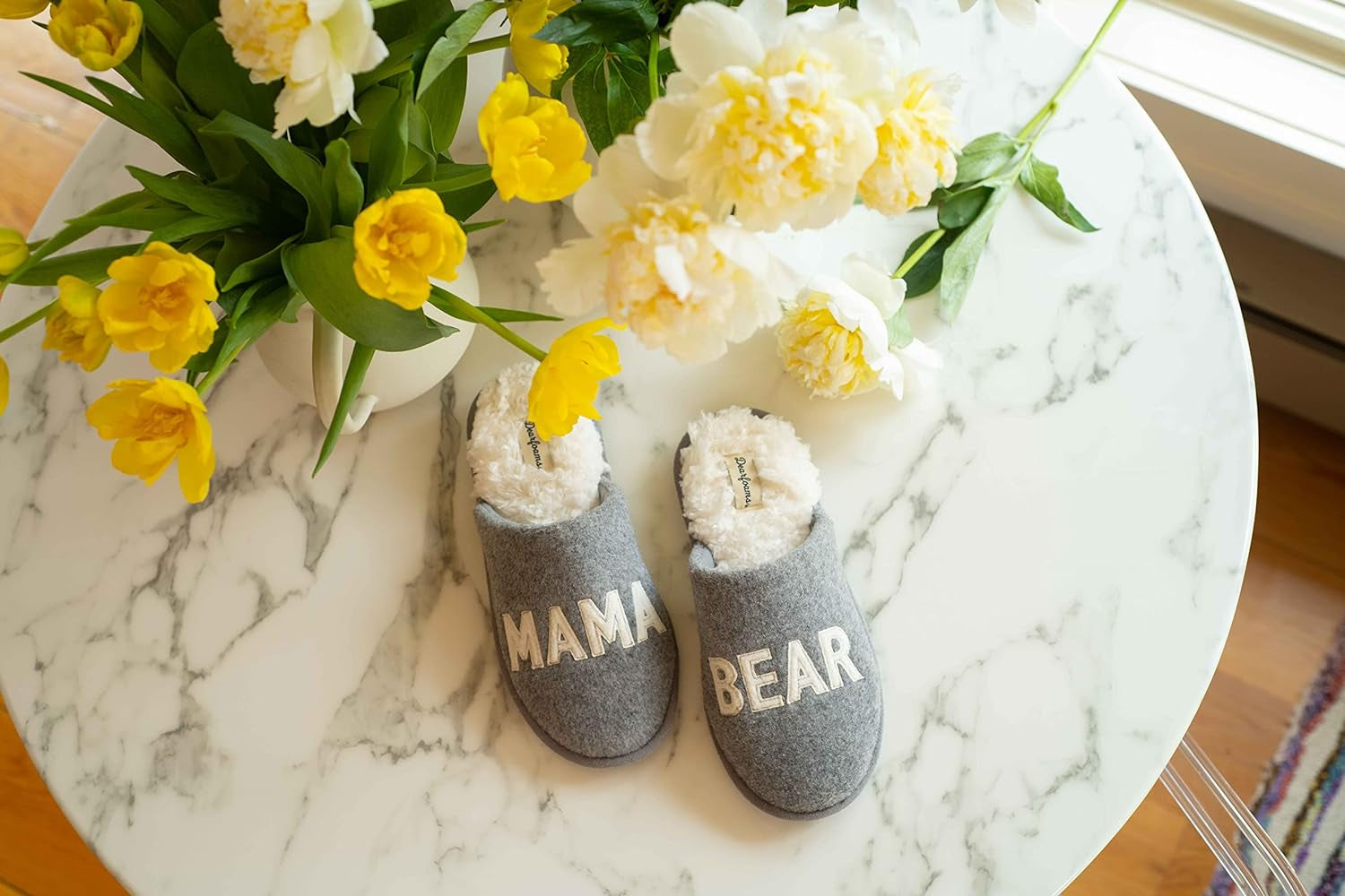 Gifts for Women Matching Christmas Holiday Mama Bear Slipper