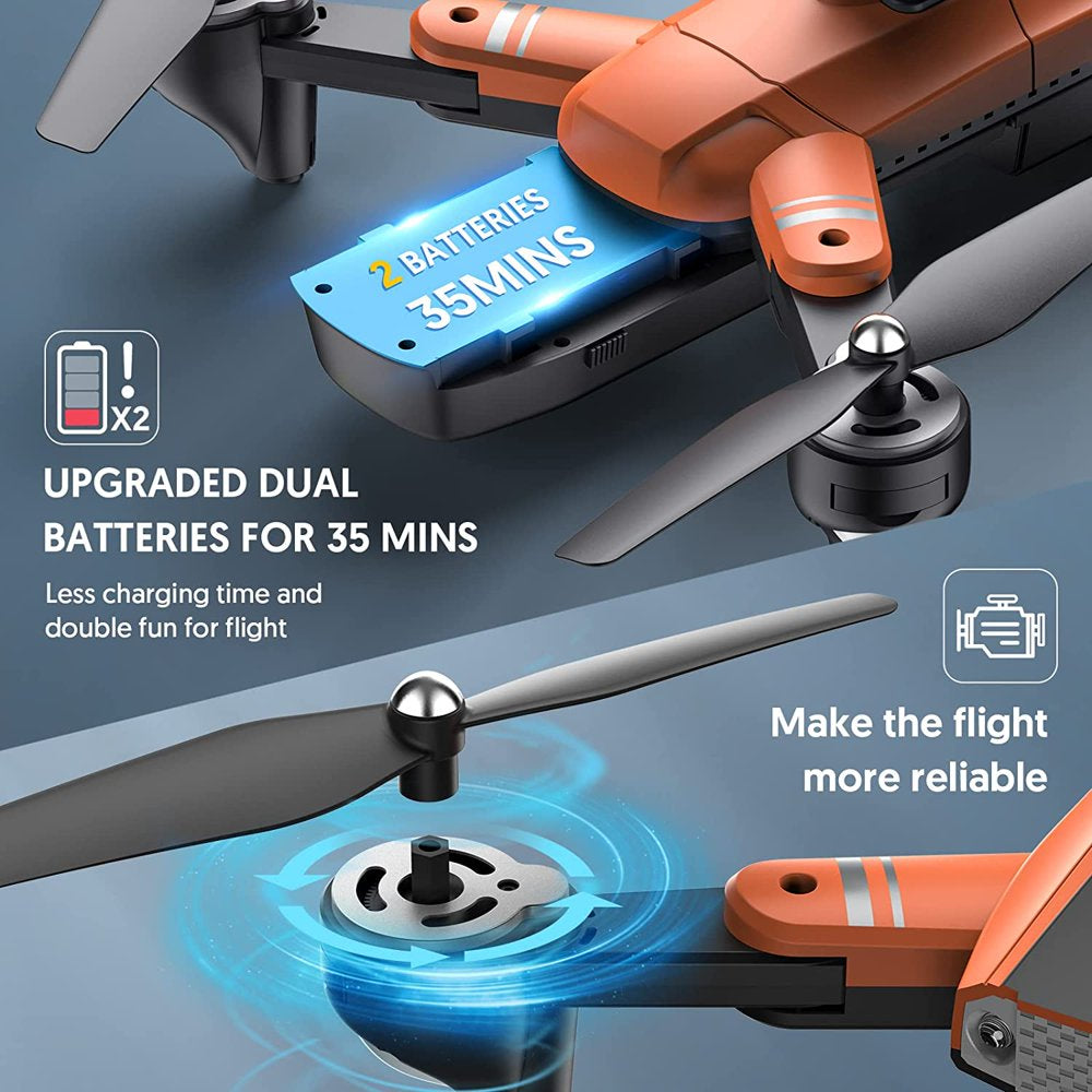 RC Mini Drone with Camera for Kids Adults 4K Quadcopter FPV Video HD Camera Drones for Beginners